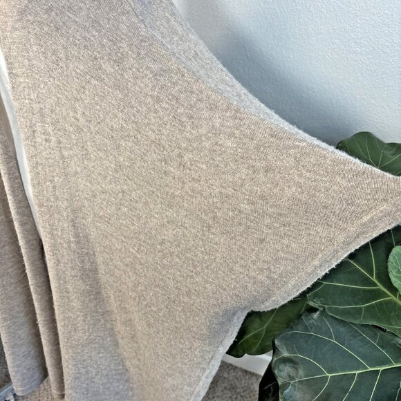Claudia Nichole Alashan Cashmere Merino Wool Beige Open Cardigan One-Size - Picture 8 of 11